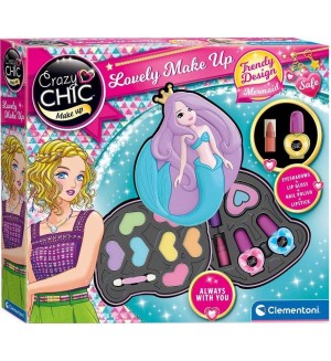 Комплект детски гримове в палитра Clementoni Crazy Chic 