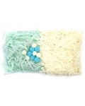 Комплект хартиена трева с ламе и помпони Ем Арт - 30 g, многоцветна (вариант 3)