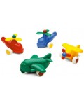 Комплект играчки Viking Toys - Самолети, 60 броя, 7 cm