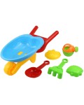 Комплект играчки за плаж Plastica - 6 части, многоцветен