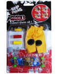 Комплект играчки за пръсти Grip&Trick - Long Board, син