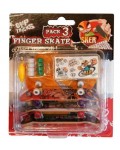 Комплект играчки за пръсти Grip&Trick - Скейтборди, 3 броя
