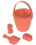 Комплект играчки за пясък Lassig - Splash & Fun, розов, 5 броя