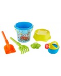 Комплект играчки за пясък Raya Toys - Кола, 6 части