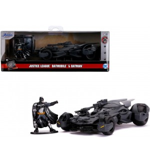 Комплект Jada Toys - Кола Batman Justice League Batmobile, 1:32