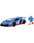 Комплект Jada Toys Sonic the Hedgehog - Фигура с кола Lamborghini Veneno, 1:24