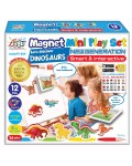 Комплект Jagu - Магнитни говорещи играчки, дино, 12 части