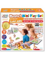 Комплект Jagu - Магнитни говорещи играчки, сафари, 12 части