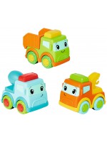 Комплект камиончета Simba Toys ABC - Press and Go, 3 броя