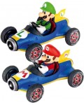 Комплект колички Carrera Pull & Speed - Super Mario, Mario & Luigi, 2 броя, 1:43