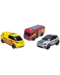 Комплект колички Dickie Toys - SOS автомобили, 1:36, 3 броя