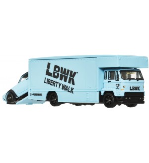 Комплект колички Hot Wheels Car Culture - Nissan Skyline 2000GT-R LBWK and Fleet Flyer, 1:64