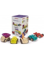 Комплект колички Miniland - Minimobil, 12 cm, 5 броя