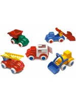 Комплект колички Viking Toys - Камиончета, 8 броя, 14 cm