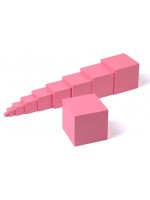 Комплект кубчета Smart Baby - Розовата кула на Монтесори, 0.7-7 cm