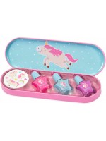 Комплект лакове за нокти Martinelia - Unicorn, в метална кутийка