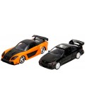 Комплект метални коли Jada Toys - Fast and Furious Legacy Series, Honda Civic EJ1 and Mazda RX-7, 1:32