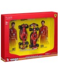 Комплект метални колички Bburago - Ferrari SF-24 Formula 1, 1:43, 2 броя