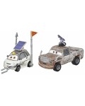 Комплект метални колички Disney Pixar Cars - Ken Enginoki and Justin Roadritter, 1:55