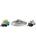 Комплект метални колички Disney Pixar Cars - Nicole Revwel, Movie Prop and Jess Wheelin, 1:55