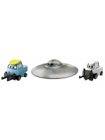 Комплект метални колички Disney Pixar Cars - Nicole Revwel, Movie Prop and Jess Wheelin, 1:55