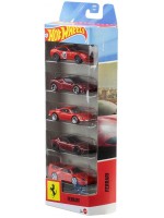 Комплект метални колички Hot Wheels - Ferrari, 5 броя, 1:64 Комплект метални колички Hot Wheels - Ferrari, 5 броя, 1:64