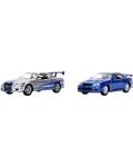 Комплект метални колички Jada Toys Fast & Furious - Nissan Skyline GT-R, 1:32