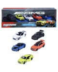 Комплект метални колички Majorette - Mercedes-AMG, 5 броя, 1:64