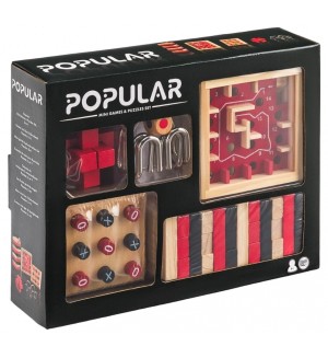 Комплект мини игри  5 в 1 Woody Popular