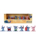 Комплект нано фигурки Jada Toys Disney - Stitch, 6 броя, 4 cm