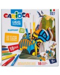 Комплект НАПРАВИ И ОЦВЕТИ СЛОН 3D