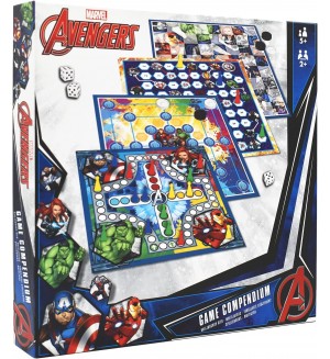 Комплект настолни игри Cartamundi: Avengers - детска