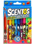 Scentos Комплект от 10 ароматни флумастера - Bright Colors