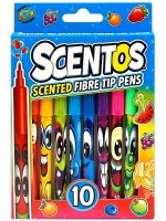 Scentos Комплект от 10 ароматни флумастера - Bright Colors