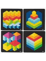 Комплект от 3D пъзели Goki, асортимент
