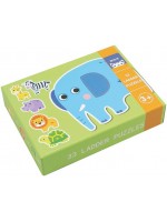 Комплект пъзели Andreu Toys - Животните в гората, 6 броя,  33 части