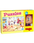 Комплект пъзели Haba - Балерини, 2 броя