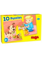 Комплект пъзели Haba - Моите играчки, 10 броя