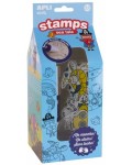 Комплект печати Apli Kids - Морски свят, с тампон и маркер