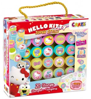 Комплект печати Craze - Hello Kitty, 20 броя Комплект печати Craze - Hello Kitty, 20 броя