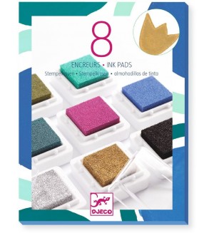 Комплект печати Djeco - В кутия, 8 броя Комплект печати Djeco - В кутия, 8 броя