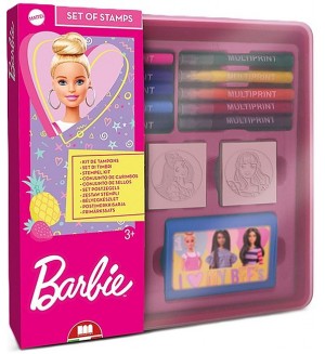 Комплект печати Multiprint Barbie - 4 боря, с 10 флумастера