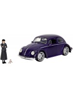 Комплект с фигура Jada Toys - Wednesday с Volkswagen Beetle, 1:24 Комплект с фигура Jada Toys - Wednesday с Volkswagen Beetle, 1:24