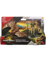 Комплект с фигури Jurassic World Rebirth - Dr. Henry Loomis and Pteranodon