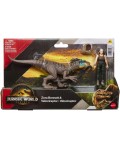 Комплект с фигури Jurassic World Rebirth - Zora Bennett and Velociraptor