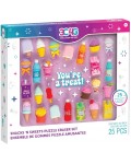 Комплект с фигурки-гумички 3C4G - Snacks 'N Sweets Puzzle, 25 броя