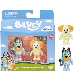 Комплект с фигурки Moose - Bluey, 2 броя фигури с аксесоари, асортимент