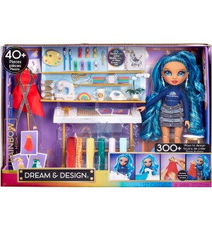 Комплект с кукла MGA Entertainment Rainbow High - Модно студио Мечтай и твори