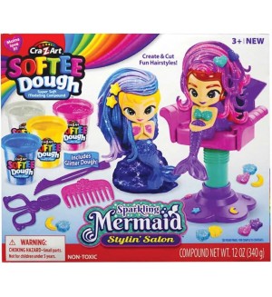Комплект с моделин Cra-Z-Art - Mermaid 