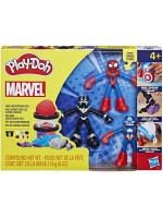 Комплект с моделин Play-Doh Marvel - Hero Adventure, с 3 фигурки